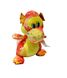Мягкая игрушка М 16295 "Дракон", размер 22*20см (6900077162950) Оранжевый