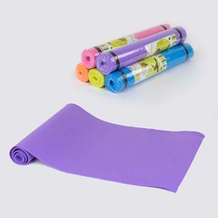Килимок для йоги З 36547 (30) 5 кольорів, товщина 4 мм, 175х60х0,4 см купити в Україні
