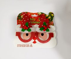 Окуляри новорічні 92603-PN шапочки з дзвіночком Красный