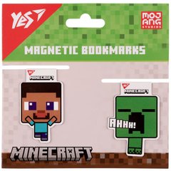 Закладки магнітні Yes "Minecraft Creeper", 2шт купити в Україні