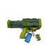 Пістолет з мильними бульбашками 018 "Динозавр", на батарейках, підсвічування, в коробці (6977812190134) Зелёный купити в Україні