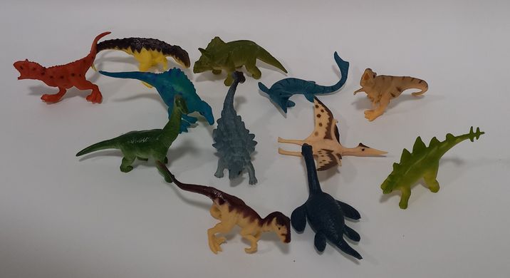 Животные пластиковые PL-721-02 Динозавры, 12 шт в наборе, в коробке (6983269423053)