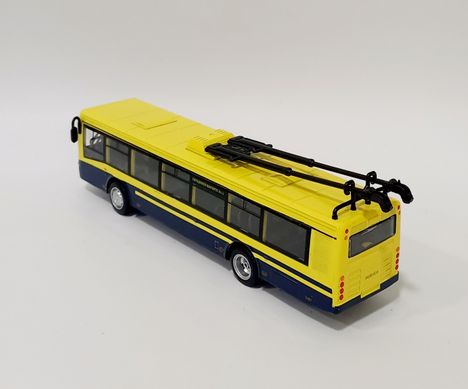 Троллейбус металл 6407ABCD АВТОПРОМ,открываются двери (6988600090482) Жёлтый купить в Украине