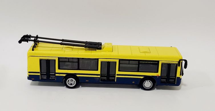 Троллейбус металл 6407ABCD АВТОПРОМ,открываются двери (6988600090482) Жёлтый купить в Украине