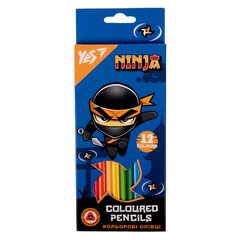 Олівці кольорові YES 12 кол. "Ninja" купити в Україні