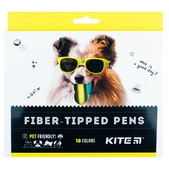 Фломастери, набiр 18 шт. Kite Dogs купити в Україні