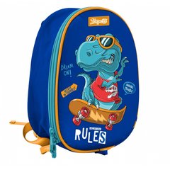 Рюкзак дитячий 1Вересня K-43 "Dino rules", синій купити в Україні