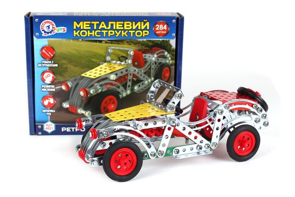 Конструктор металлический "Ретро машина" 4821 "ТЕХНОК" (4823037604821) купить в Украине