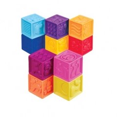 Розвиваючі силіконові кубики (10 кубиків, у сумочці)
