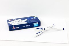 Ручка гелева, 0,5мм, синя, LR-801, LEADER купити в Україні