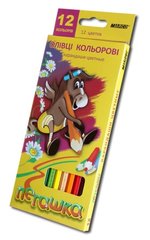 Олівці 12 кольорів шестигранні , Пегашка, Marco купити в Україні