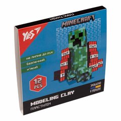 Пластилін YES, 12 кол., 240г "Minecraft" купити в Україні