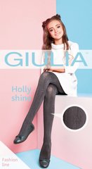 Колготки нарядные Giulia HOLLY SHINE 80 128-134, Серый купити в Україні