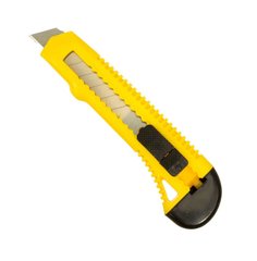 Нож канцелярский универсальный большой 18мм E40513 Economix (4044572405135) Жёлтый купить в Украине