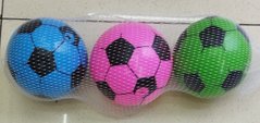 Набiр гумових м'ячiв арт. FB24335 (300шт) розмір 10 см, 70 грам, MIX кольорів, 3шт в упак, сітка купити в Україні