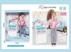 Лялька A 786-3 (36/2) висота 30 см, немовля, зйомне взуття, аксесуари, пеленальний столик, в коробці купити в Україні