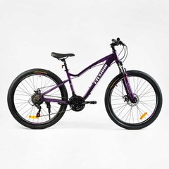 Велосипед Спортивний Corso «Elysium» 27,5" дюймів LS-27104 (1) рама алюмінієва 15,5``, обладнання Shimano 21 швидкість, зібран на 75% купити в Україні