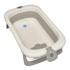 Детская ванночка ME 1106 T-CONTROL Gray, с термометром, складная, силиконовая, в коробке (6903317568789)