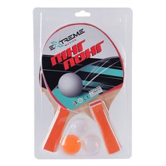 Теніс настільний арт. TT1460 (50шт)Extreme Motion 2 ракетки, 3 м'ячики, слюда купити в Україні