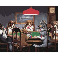 Картина за номерами "Гра в покер" купити в Україні