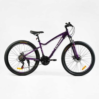 Велосипед Спортивний Corso «Elysium» 27,5" дюймів LS-27104 (1) рама алюмінієва 15,5``, обладнання Shimano 21 швидкість, зібран на 75% купити в Україні