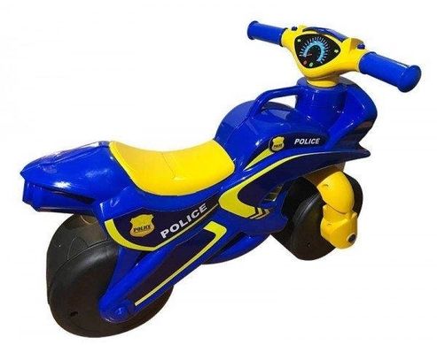 Мотоцикл-каталка "Поліція" 0139/57 Doloni, музичний, колір синій (4822003290570) купити в Україні