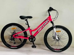 Велосипед Спортивний Corso «Optima» 24" дюйми TM-24501 (1) рама алюмінієва 11``, обладнання Shimano 21 швидкість, зібран на 75% купити в Україні