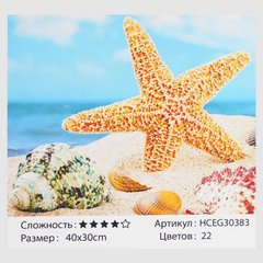Картина за номерами "Морська зірка" 30383 TK Group, 40х30см, в коробці (6900066369698) купити в Україні