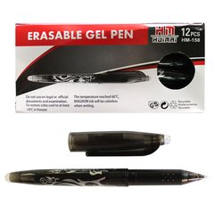 Ручка гелева пише-стирає, чорна, Арт.HM-158, Імп купить в Украине