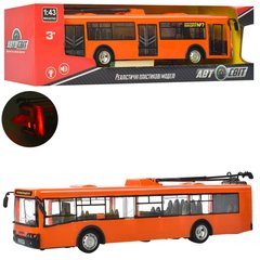 Тролейбус AS-1825 АвтоСвіт 28 см, 1:4 (6903191880014) Оранжевый купити в Україні