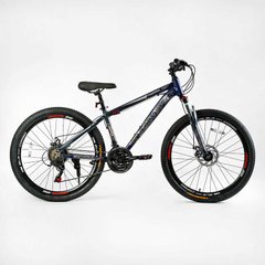 Велосипед Спортивний CORSO «HEADWAY» 26" дюймів HW-26912 (1) рама алюмінієва 15``, обладнання Shimano 21 швидкість, зібран на 75% купить в Украине