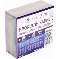 Блок бумаги для заметок 75008-NV Navigator не склеенный 85х85 мм 400 листов (4820145120472) купить в Украине