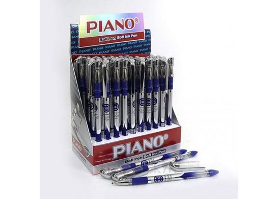 Ручка масляна, синя, 0,7мм, PT-500, Piano купити в Україні