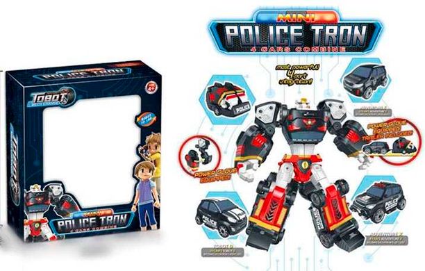 Трансформер 521 Полицейский,тоботы, POLICETRON в коробке (M-Toys) (6974969210821) купить в Украине