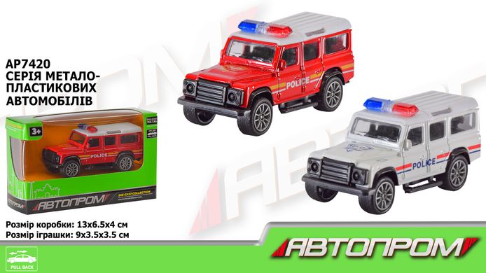 Машина металл AP7420 (96шт/2) "АВТОПРОМ",в коробке 14,5*6*7см купить в Украине
