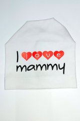 Шапка I Love Mammy 48-50, Белый купить в Украине