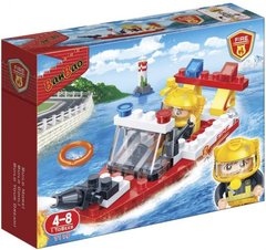 [7119] Конструктор "Пожежники" (62 елм.) Пожежний човен / Banbao купити в Україні