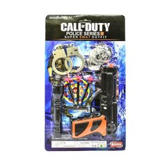 Ігровий набір поліцейського "Call of Duty" 502-34, на блістері (6975292160968) Вид 1 купити в Україні