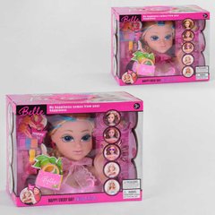 Лялька-Голова для зачісок 8869-12 (24) 2 види, підсвічування, світло, звук, в коробці купити в Україні