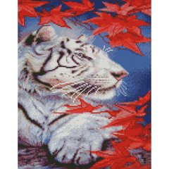Набір для творчості алмазна картина Білий тигр Strateg розміром 30х40 см (KB053) купити в Україні