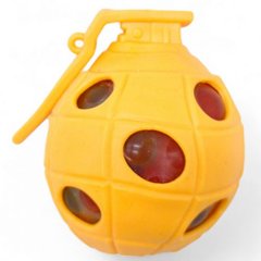Игрушка-антистресс с орбизами "Граната" (оранжнвая)