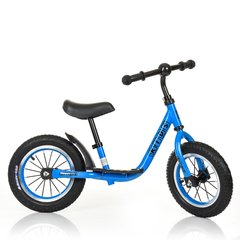 Біговел PROFI KIDS дитячий 12 д. M 4067A-3 гум.колеса, мет.обід, висота до сидіння 30-43см., блакит.