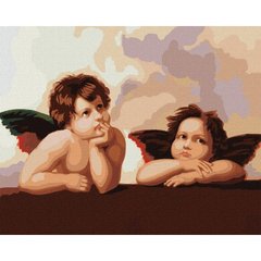 Картина по номерам "Очаровательные ангелочки" купить в Украине