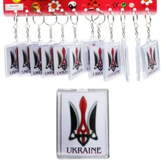 Брелок UKRAINE ТРЕЗУБЕЦ BR484, 1шт купить в Украине