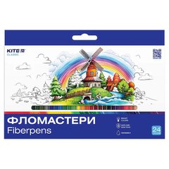 Фломастери, набiр 24 шт. Kite Classic купить в Украине