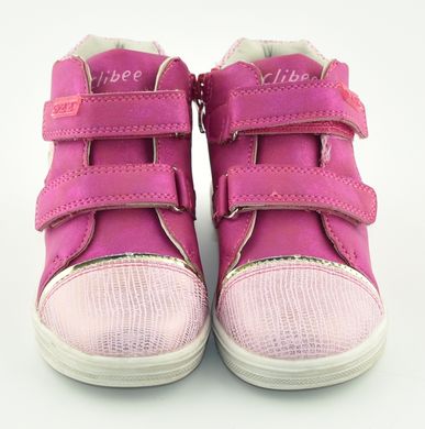 Детские ботинки P107peach Clibee 22, 15, Розовый