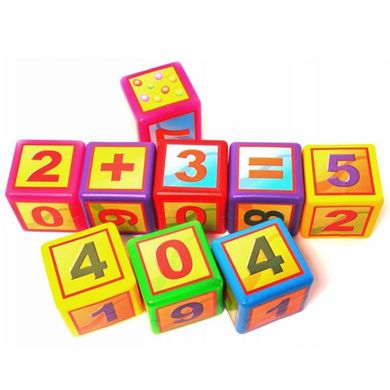Кубики "Математика", (9 шт) купити в Україні