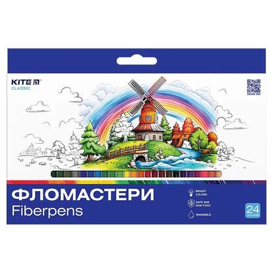 Фломастери, набiр 24 шт. Kite Classic купити в Україні