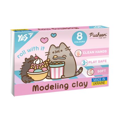 Пластилін Yes, 8 кол., 160г "Pusheen" купити в Україні