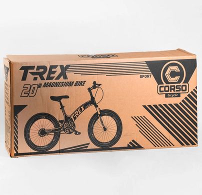 Дитячий спортивний велосипед 20'' TR-77006 CORSO «T-REX» сталева рама, обладнання Saiguan 7 швидкостей (6800066770067) купити в Україні